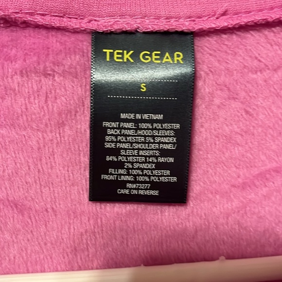 Tek Gear women’s hooded mixed media jacket size small - Picture 3 of 8